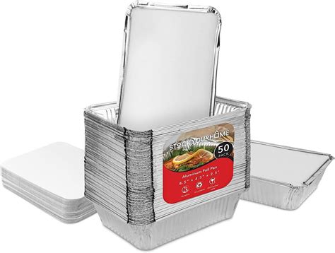 metal to go box with paper top|Amazon.com: Aluminum Takeout Containers With Lids.